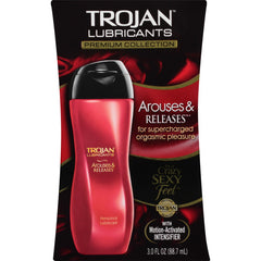 Trojan Lubricants Premium Collection Arouses and Releases Personal Lubricant, 3 fl oz