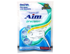 Aim Precision Floss Picks, 50 Count