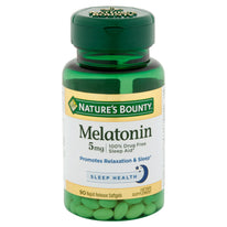Nature's Bounty Melatonin 5mg 90 Softgels Each