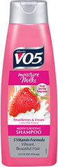 VO5 Moisture Milks Strawberries and Cream Moisturizing Shampoo 12.5 Ounce Each