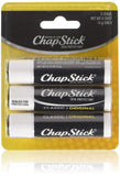 ChapStick Classic Lip Balm Tube, Original, 3 Count