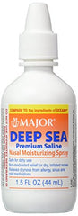 Major Deep Sea Premium Saline Nasal Moisturizing Spray 1.5 Ounce