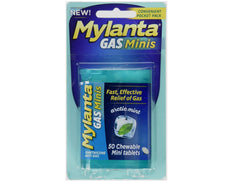 Mylanta Gas Minis, Artic Mint, 50 Count