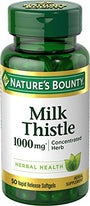 Nature's Bounty Natural Herb Milk Thistle 1000 mg 50 Softgels
