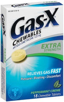 Gas-X Chewables Extra Strength Peppermint Creme 18 Tablets