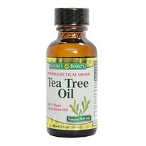 Nature's Bounty Natural Tea Tree Oil 1 Ounce Each