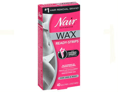 Nair Wax Ready Strips, Legs & Body 40 Count