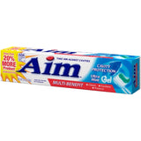 AIM Cavity Protection Gel Mint Toothpaste 6 Ounce Each