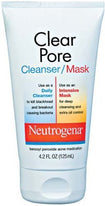 Neutrogena Clear Pore Cleanser/Mask 4.20 Ounce Each