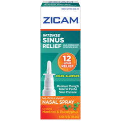 Zicam Intense Sinus Relief Liquid Nasal Gel 0.50 Ounce Each