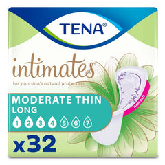 Tena Intimates Moderate Thin Long Incontinence Pads For Women - Pack of 1