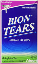 Bion Tears Lubricant Eye Drops Single Use Vials 28 Count