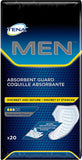 TENA Incontinence Guards for Men, Moderate Absorbency 20 ct