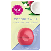 EOS Visibly Soft Lip Balm Sphere Coconut Milk 0.25 Ounce Each