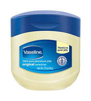 Vaseline 100% Pure Petroleum Jelly Skin Protectant Minor Cuts & Burns 1.75 Ounce