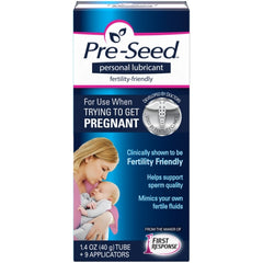 Pre-Seed Fertility Conception Friendly Lube Lubricant Plus 9 Applicators