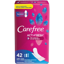 Carefree Acti-Fresh Body Shape Long To Go Pantiliners Unscented 42 Each