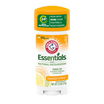 Arm & Hammer Essentials Orange Citrus Solid Natural Deodorant, 2.5 oz