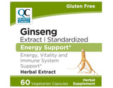 Quality Choice Ginseng Extract Vegetarian Capsules 60 ct