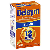 Delsym Adult 12 Hour Cough Relief Orange 3 Ounce