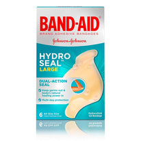 Band-Aid Hydro Seal Hydrocolloid Gel Bandage Large 6 Count Each
