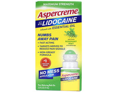 Aspercreme Maximum Strength Lidocaine Rosemary Mint Aromatherapy 2.5 fl oz