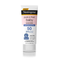 Neutrogena Pure and Free Baby Sunscreen Broad Spectrum SPF 50 3 fl oz