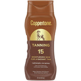 Coppertone Tanning Sunscreen Lotion SPF 15, 8 Fl. Oz. - Pack of 1