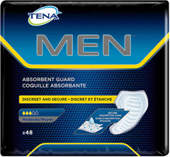 Tena Men Incontinence Protective Guards Moderate/Level 2 Absorbency 48 Count