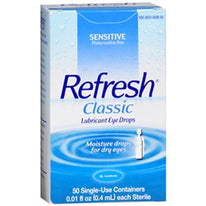 Refresh Classic Lubricant Eye Drops Sensitive 50