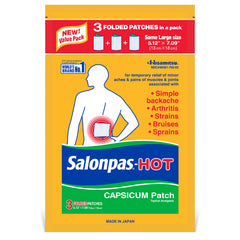 Salonpas-Hot Capsicum Patch 3 Count