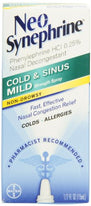 Neo-Synephrine Nasal Spray Mild Formula, 0.5 fl  Ounce (15 mL) Each