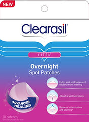 Clearasil Ultra Overnight Spot Patches 18 Each