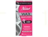 Nair Wax Ready Strips, Legs & Body 40 Count