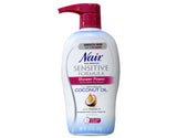 Nair Hair Remover Sensitive Formula Shower Power with Coconut Oil 12.6 Ounces