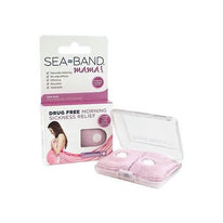 Sea-Band Mama Drug Free Morning Sickness Relief Wristband 1 Pair with Case