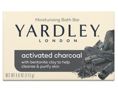 Yardley London Moisturizing Bath Bar Activated Charcoal 4oz.