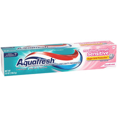 Aquafresh Maximum Strength Sensitive Tooothpaste Smooth Mint 5.6 Ounce