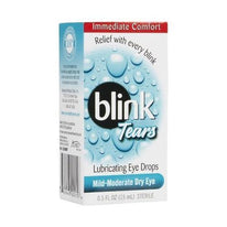 Blink Tears Lubricating Eye Drops Mild Moderate Dry Eye 0.5 Fl Ounce Sterile