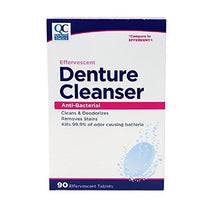 Quality Choice Denture Cleanser Anti-Bacterial Tablets 90 Count Each